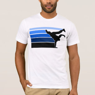 Camiseta Negro azul de la pendiente de BBOY