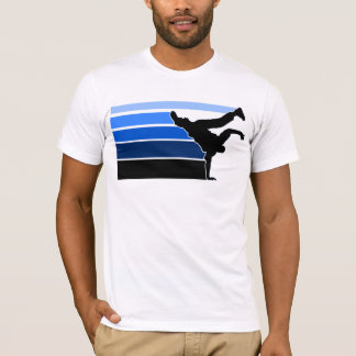 Camiseta Negro azul de la pendiente de BBOY