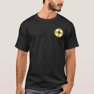 Camiseta Negro blanco de los caballeros teutónicos y camis