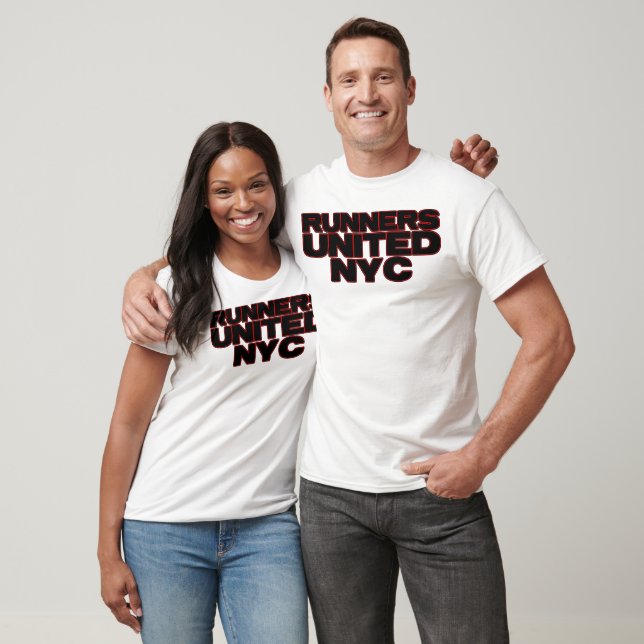 Camiseta Negro con contorno rojo (Unisexo)