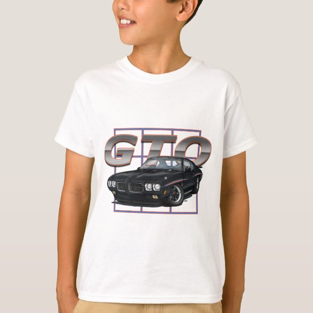 Camiseta Negro de 1970 GTO (Anverso)