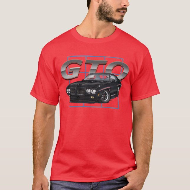 Camiseta Negro de 1970 GTO (Anverso)