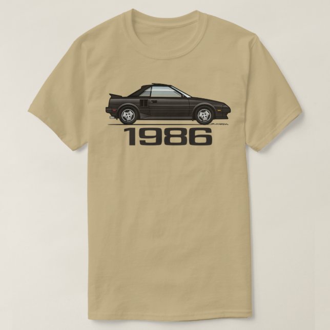 Camiseta Negro de 1986 (Diseño del anverso)