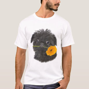 Camiseta Negro de Bruselas Griffon para la ropa