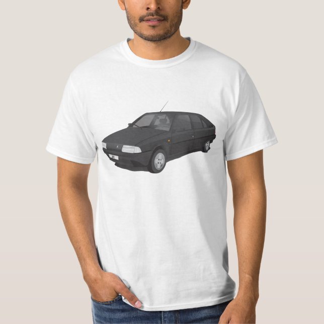 Camiseta Negro de Citroën BX (Anverso)
