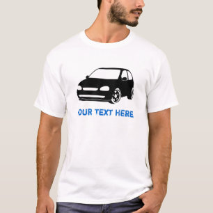 Camiseta Negro de Corsa + su texto