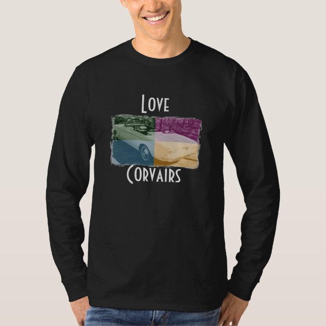 Camiseta Negro de Corvairs del amor (Anverso)