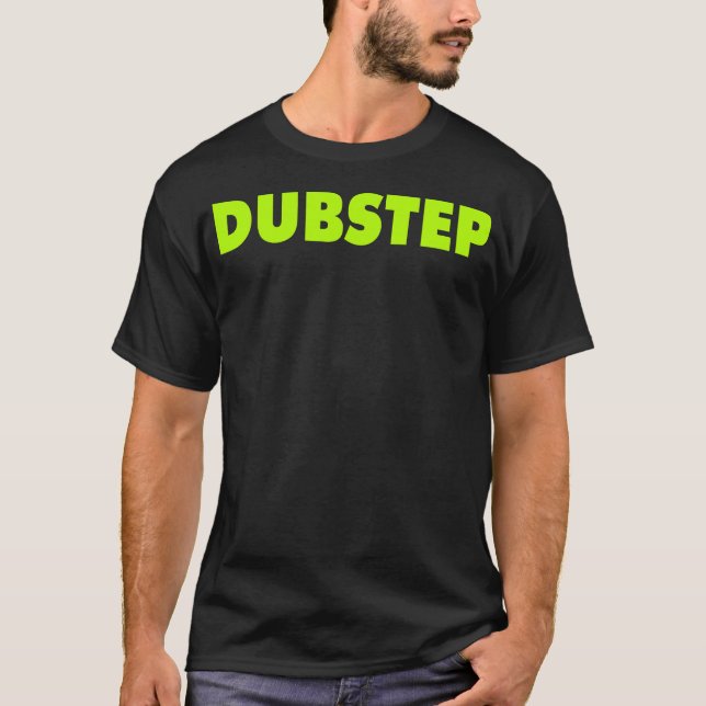 Camiseta Negro de Dubstep (cal) (Anverso)