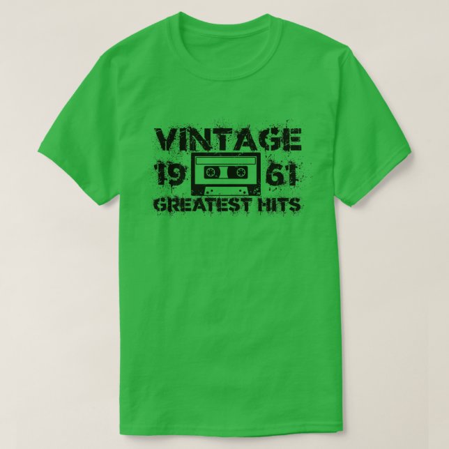 Camiseta Negro de época de 1961 (Diseño del anverso)