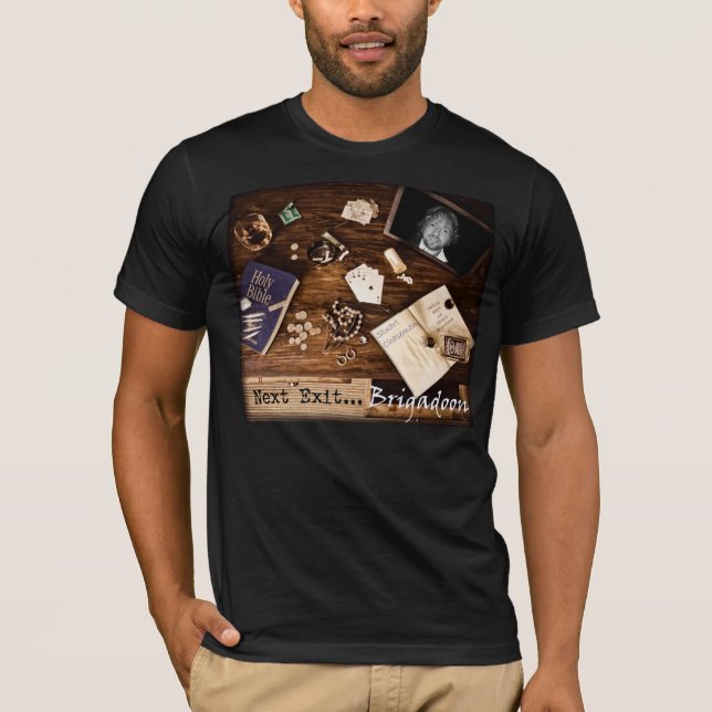 Camiseta Negro de la cubierta del álbum (Anverso)
