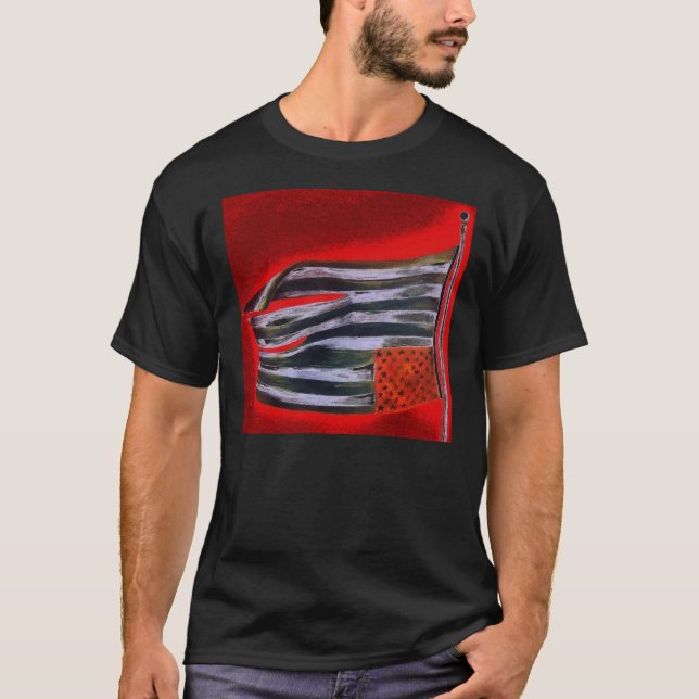 Camiseta negro de la libertad (Anverso)