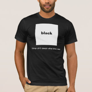 Camiseta Negro de la paradoja