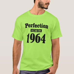 Camiseta Negro de la perfección desde 1964