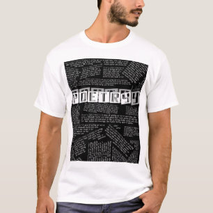 Camiseta Negro de la POESÍA