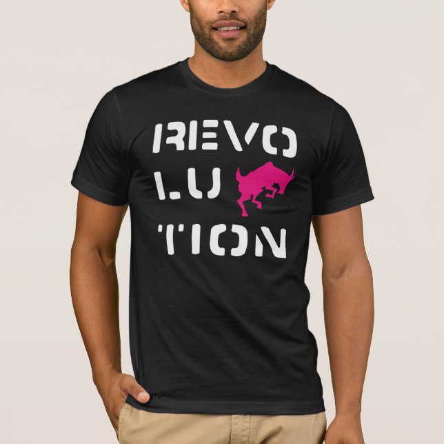 Camiseta Negro de la REBELIÓN (Anverso)