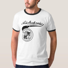 Camiseta Negro de la universidad de Miskatonic en gris