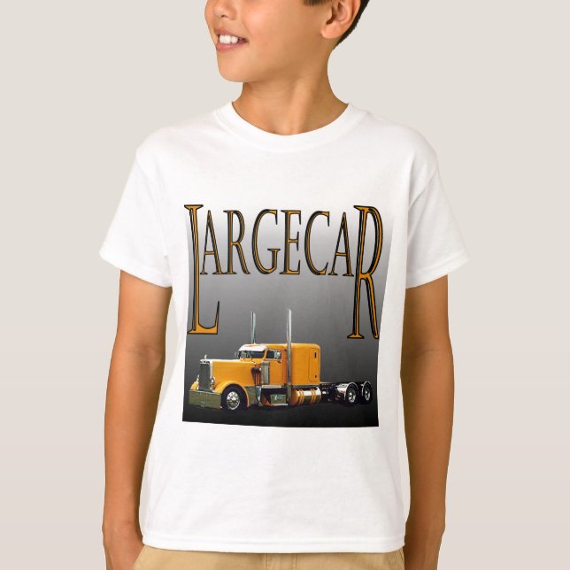 Camiseta Negro de Largecar (Anverso)