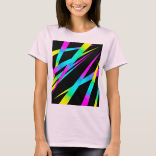 Camiseta Negro de los puntos CYMK
