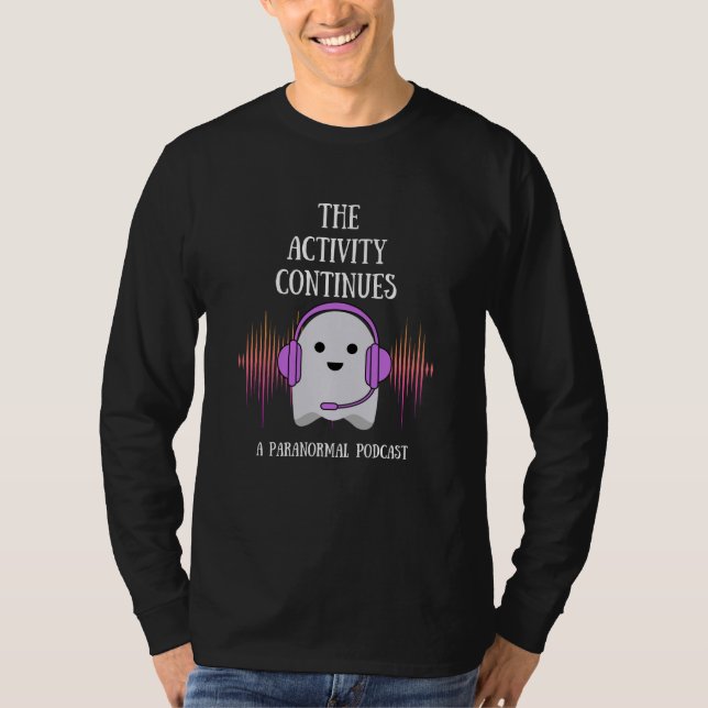 Camiseta Negro, de manga larga, solo logo, temporada 6 (Anverso)
