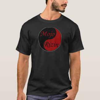 Camiseta Negro de Mojo Rizin - frente grande del logotipo