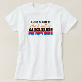 Camiseta Negro de pavo lleno de Alto-Tude