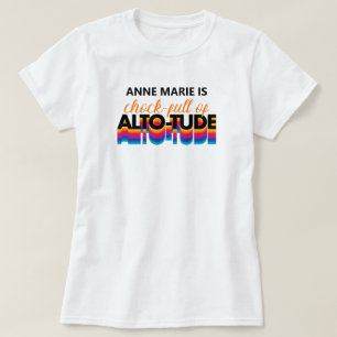 Camiseta Negro de pavo lleno de Alto-Tude