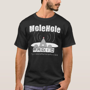 Camiseta Negro de radio de MoleHole