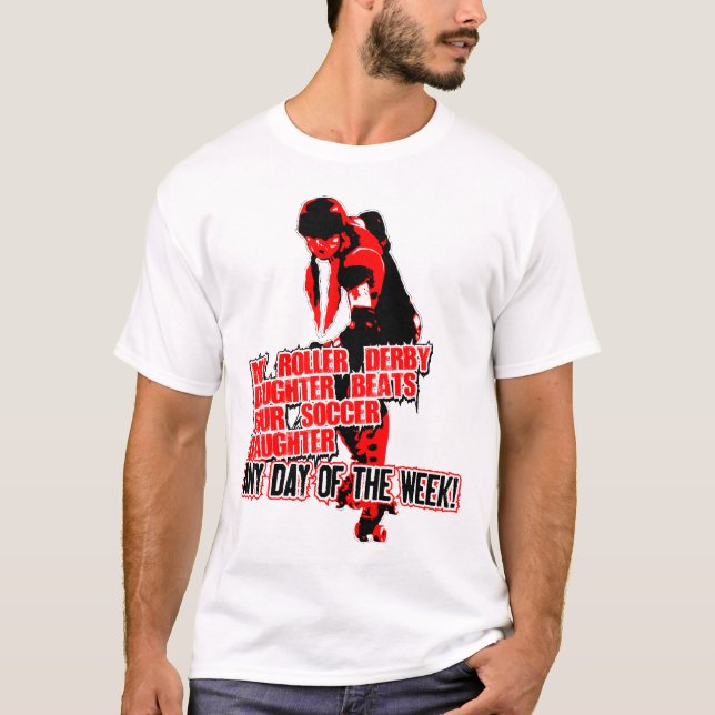 Camiseta Negro de Roler Derby (Anverso)