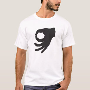 Camiseta Negro del juego del círculo