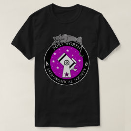 Camiseta Negro del logotipo oficial de los hombres
