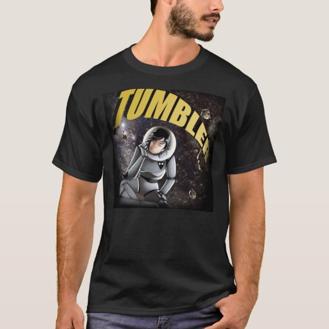 Camiseta Negro del vaso (Anverso)