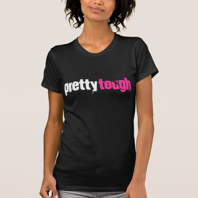 Camiseta Negro duro bonito (Anverso)
