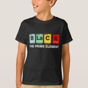 Camiseta Negro El período del mes de la historia negra del