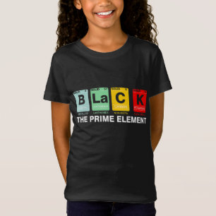 Camiseta Negro El período del mes de la historia negra del