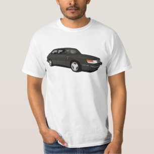 Camiseta Negro / gris oscuro SAAB 900 Turbo 16 Aero Coupé
