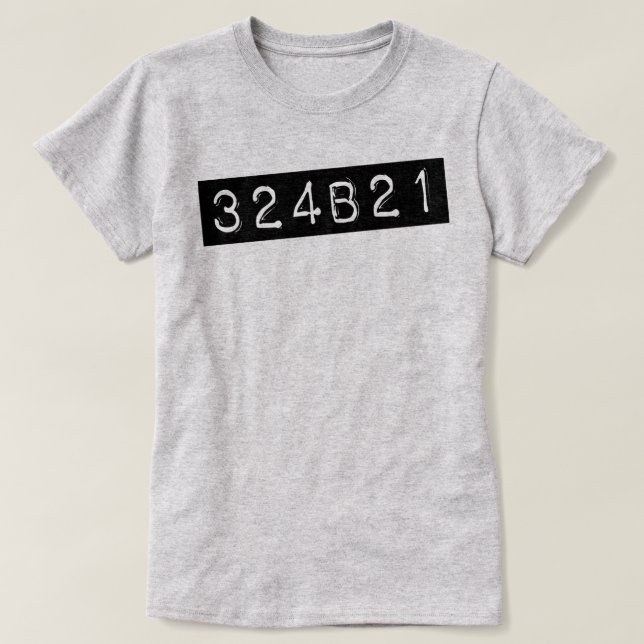 Camiseta Negro huérfano 324B21 (Diseño del anverso)