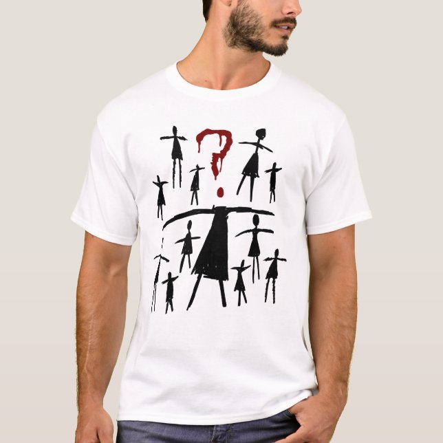 Camiseta Negro huérfano el | Helena - bosquejo de la copia (Anverso)