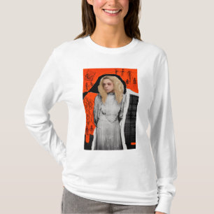 Camiseta Negro huérfano el   Helena - bosquejo gótico