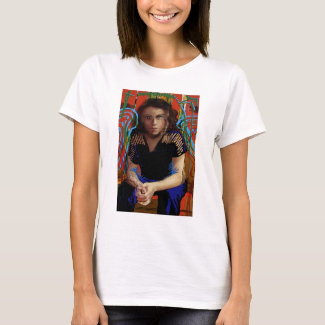Camiseta Negro huérfano el | Tatiana Maslany - collage del (Anverso)