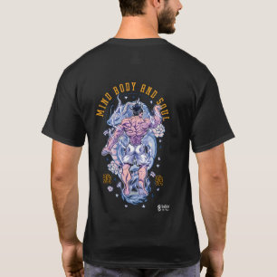 Camiseta Negro infestado por el cuerpo mental y el alma del