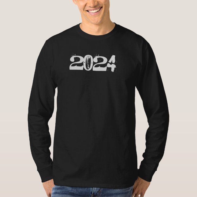 Camiseta Negro masculino de 2024 (Anverso)