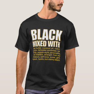 Camiseta Negro mezclado con List Black History Month Celebr