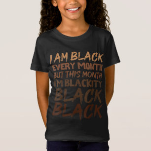 Camiseta Negro negro cada mes historia negra BHM África
