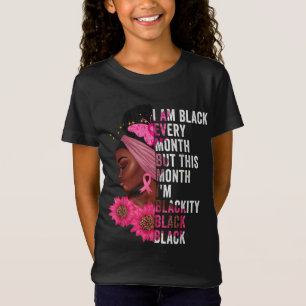 Camiseta Negro negro cada mes historia negra BHM África