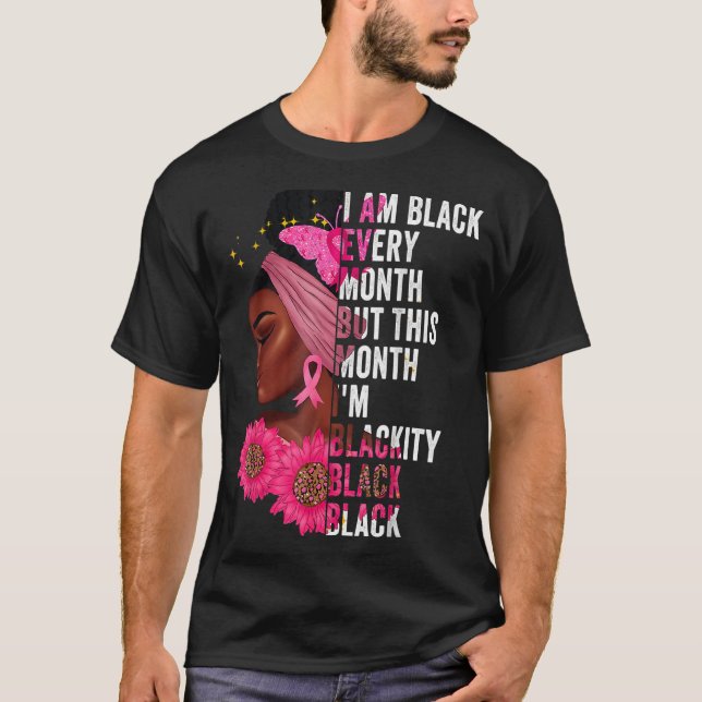 Camiseta Negro negro cada mes historia negra BHM África (Anverso)