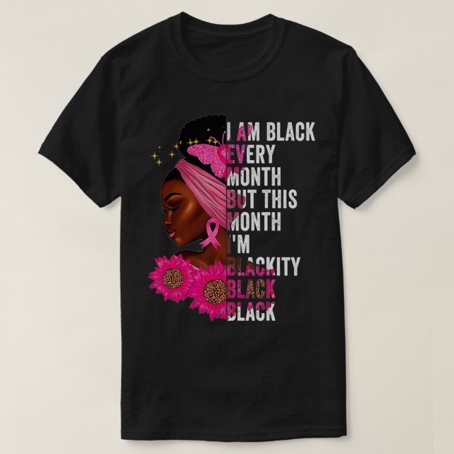 Camiseta Negro negro cada mes historia negra BHM África (Diseño del anverso)