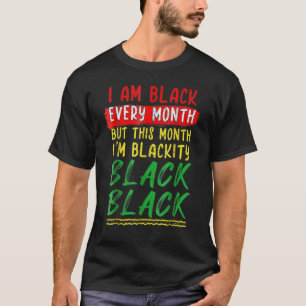 Camiseta Negro negro cada mes historia negra BHM BLM A
