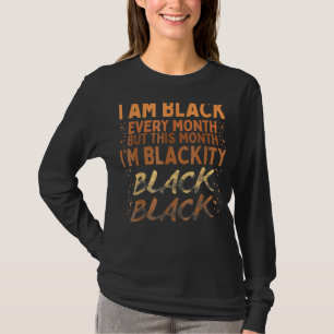 Camiseta Negro negro cada mes historia negra BHM BLM A