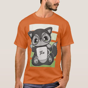 Camiseta Negro Para Beber Burbuja Con Boba Y Leche Perla Te