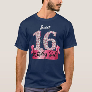 Camiseta Negro rosado